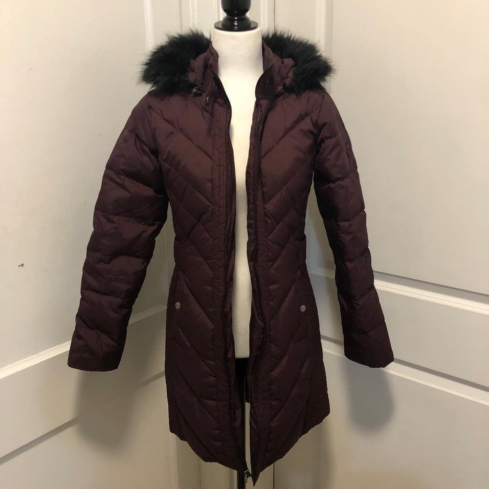 Larry Levine Winter Snow Down Parka Size S